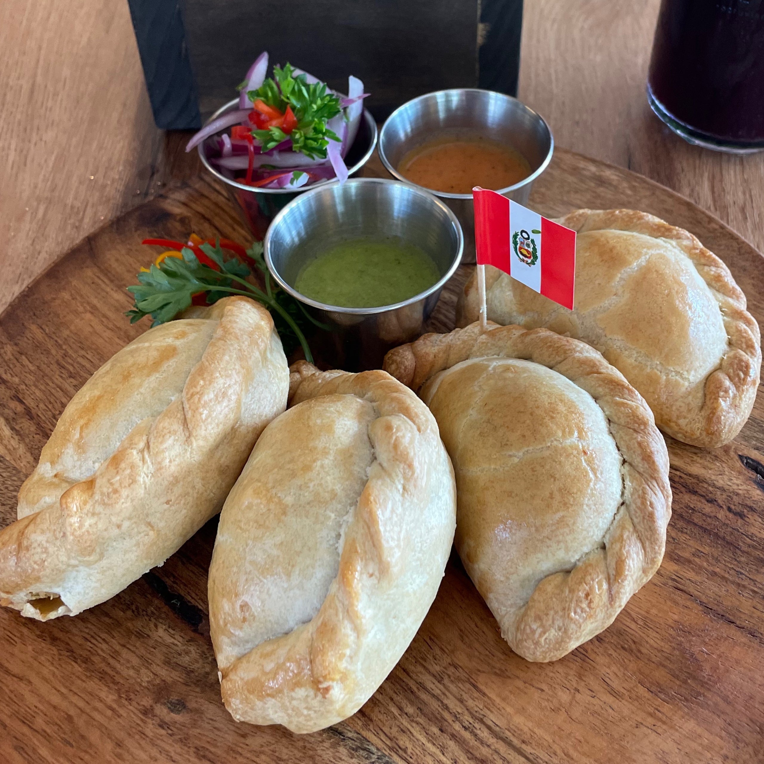 Appetizer Peruvian Empanadas Mishqui Peruvian Cuisine