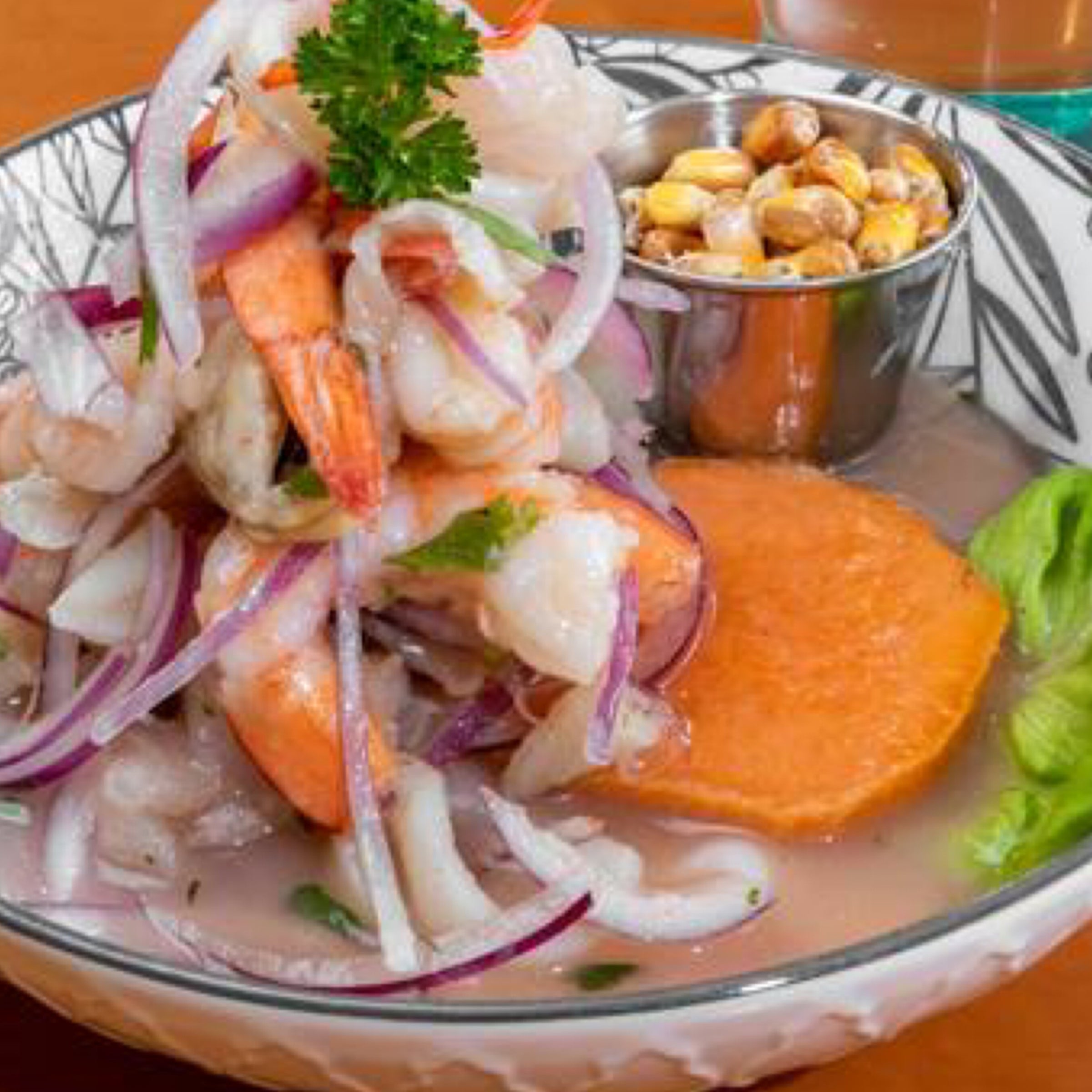 peruvian shrimp ceviche